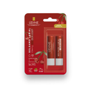 BÁLSAMO LABIAL ÚDINE x 2 unids CHERRY
