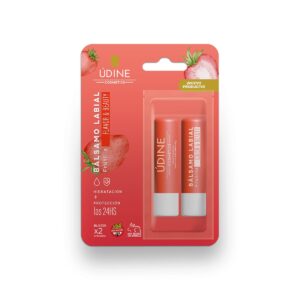 BÁLSAMO LABIAL ÚDINE x 2 unids. FRUTILLA